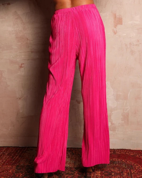 Pink & Orange Colour-Blocked Blazer with Co-ord pants