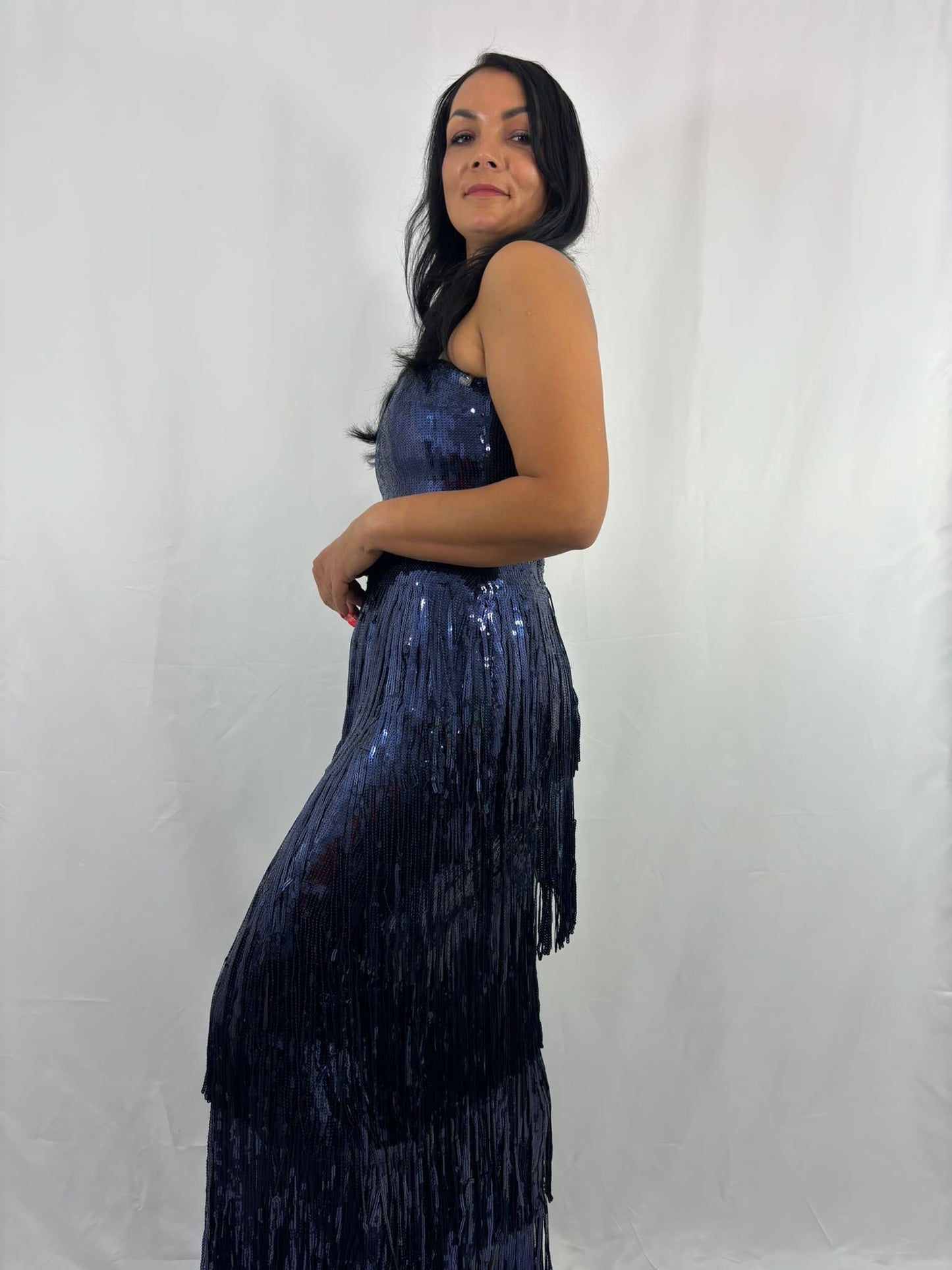 Blue sequin dress limited edition