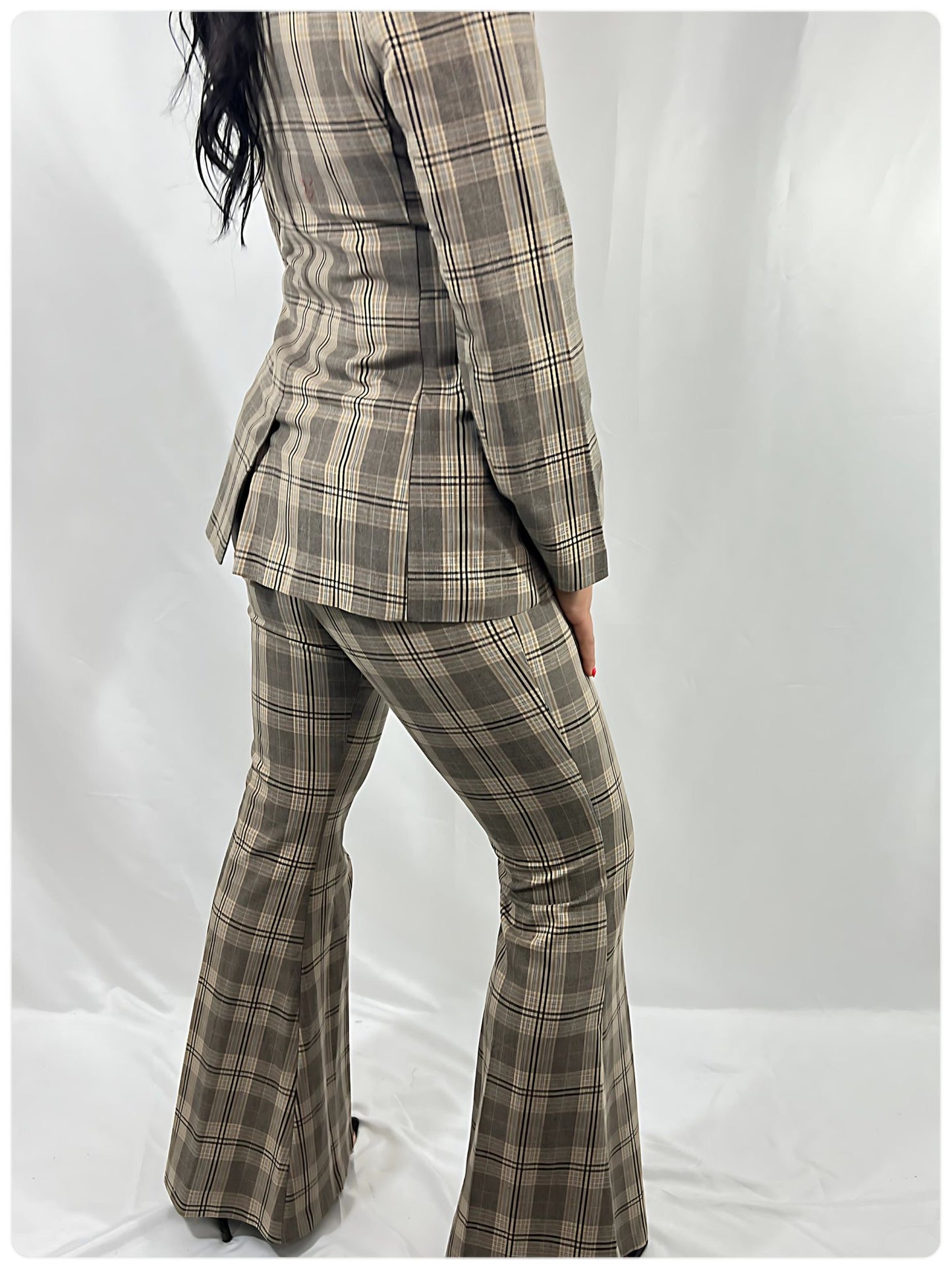 Double breasted slim fit blazer and a matching trouser