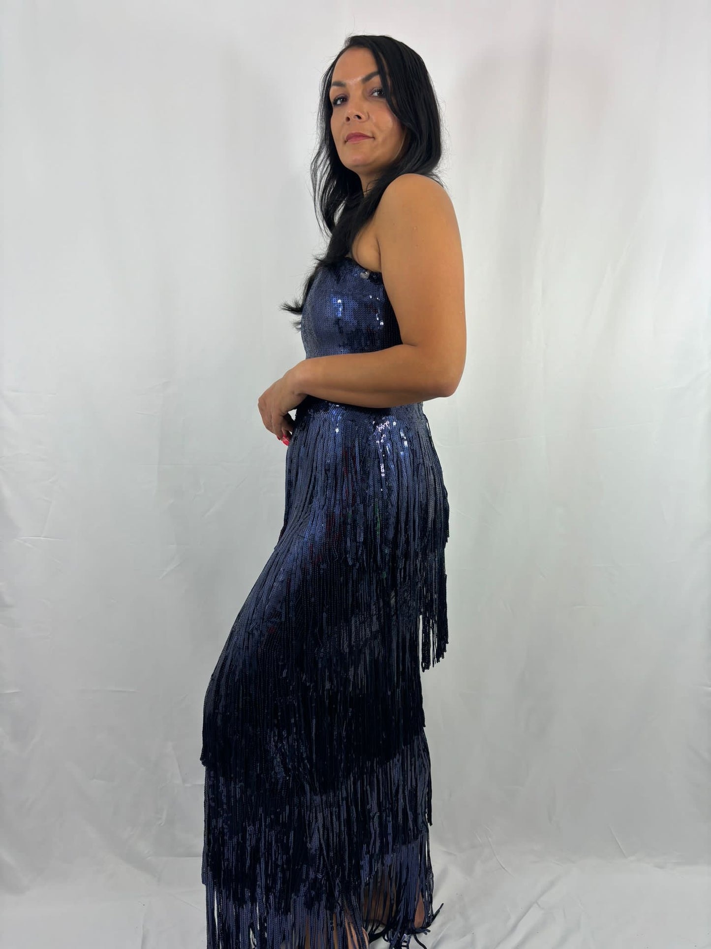 Blue sequin dress limited edition