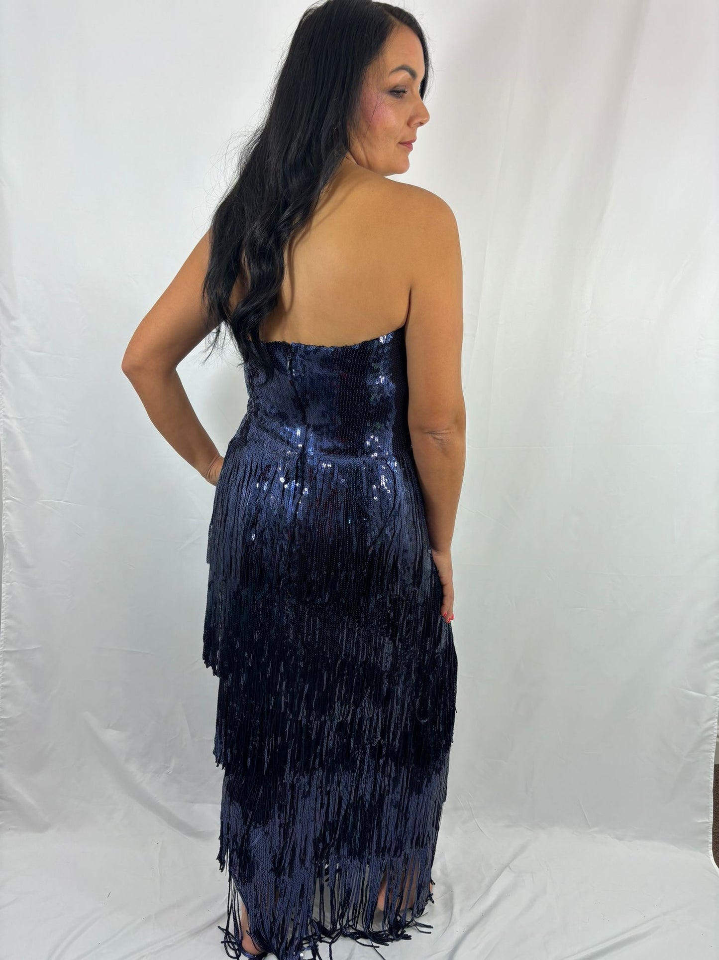 Blue sequin dress limited edition