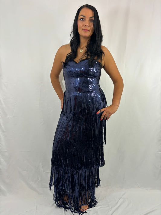 Blue sequin dress limited edition