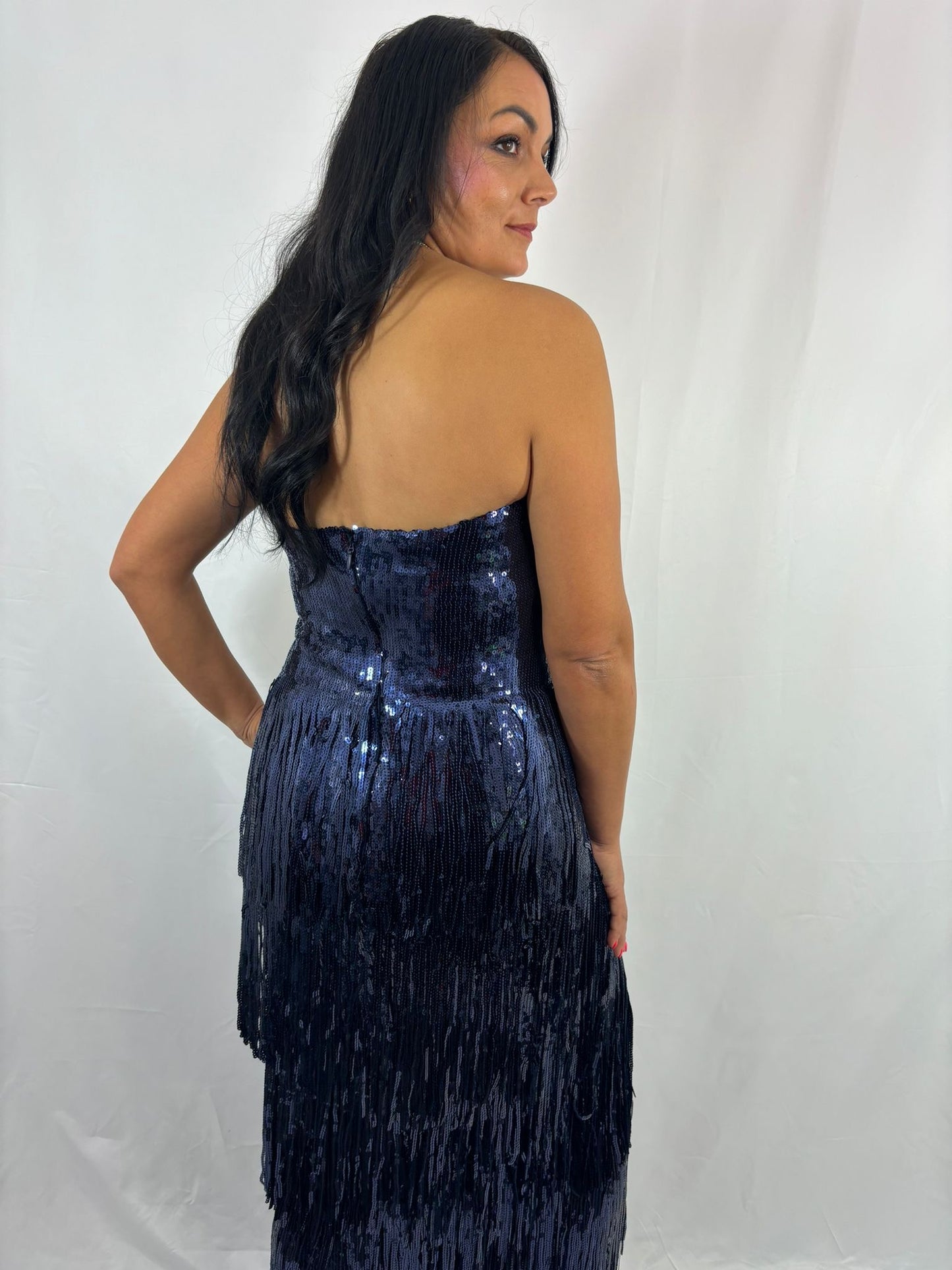 Blue sequin dress limited edition